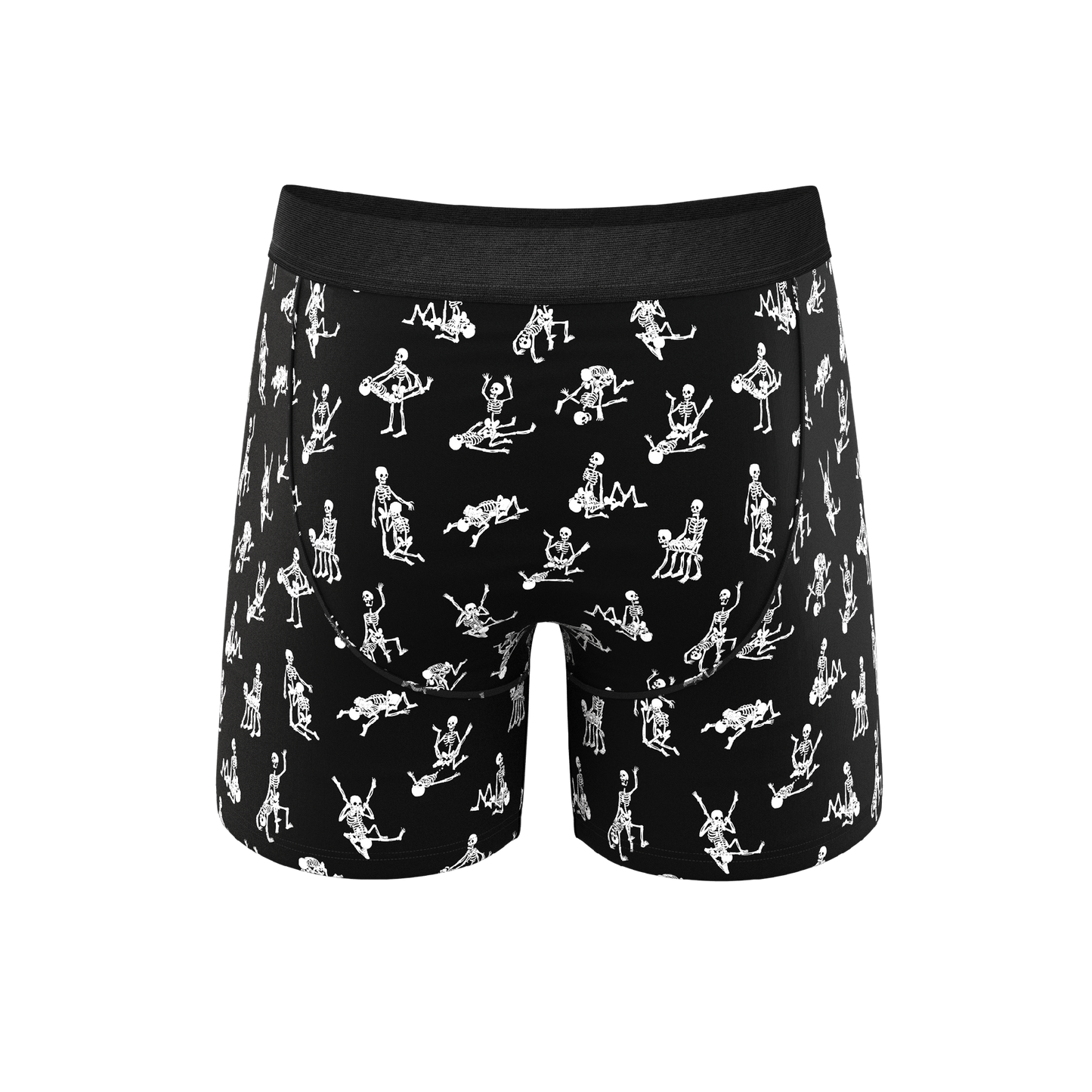 The Bare Back Bones | Glow in the Dark Skeletons Ball Hammock® Pouch Underwear With Fly