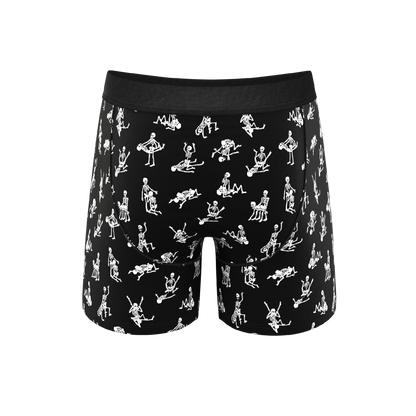 The Bare Back Bones | Glow in the Dark Skeletons Ball Hammock® Pouch Underwear With Fly