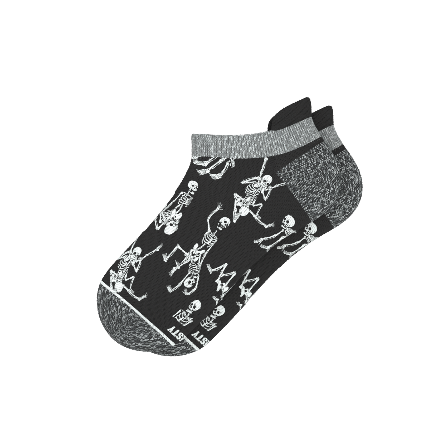 The Bare Back Bones | Skeletons Heel Hammock™ Ankle Socks