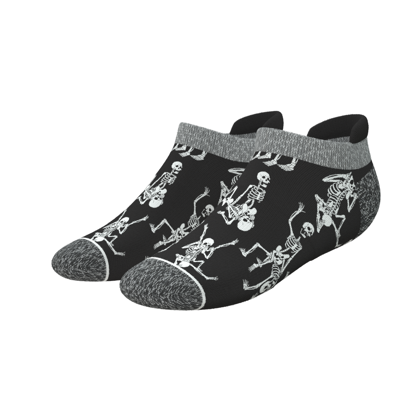 The Bare Back Bones | Skeletons Heel Hammock™ Ankle Socks