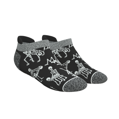 The Bare Back Bones | Skeletons Heel Hammock™ Ankle Socks