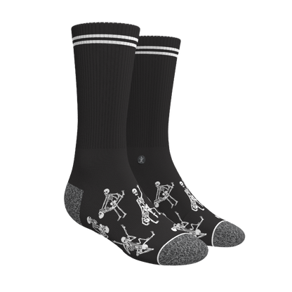 The Bare Back Bones | Skeletons Heel Hammock™ Crew Socks