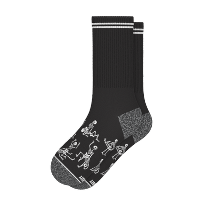 The Bare Back Bones | Skeletons Heel Hammock™ Crew Socks