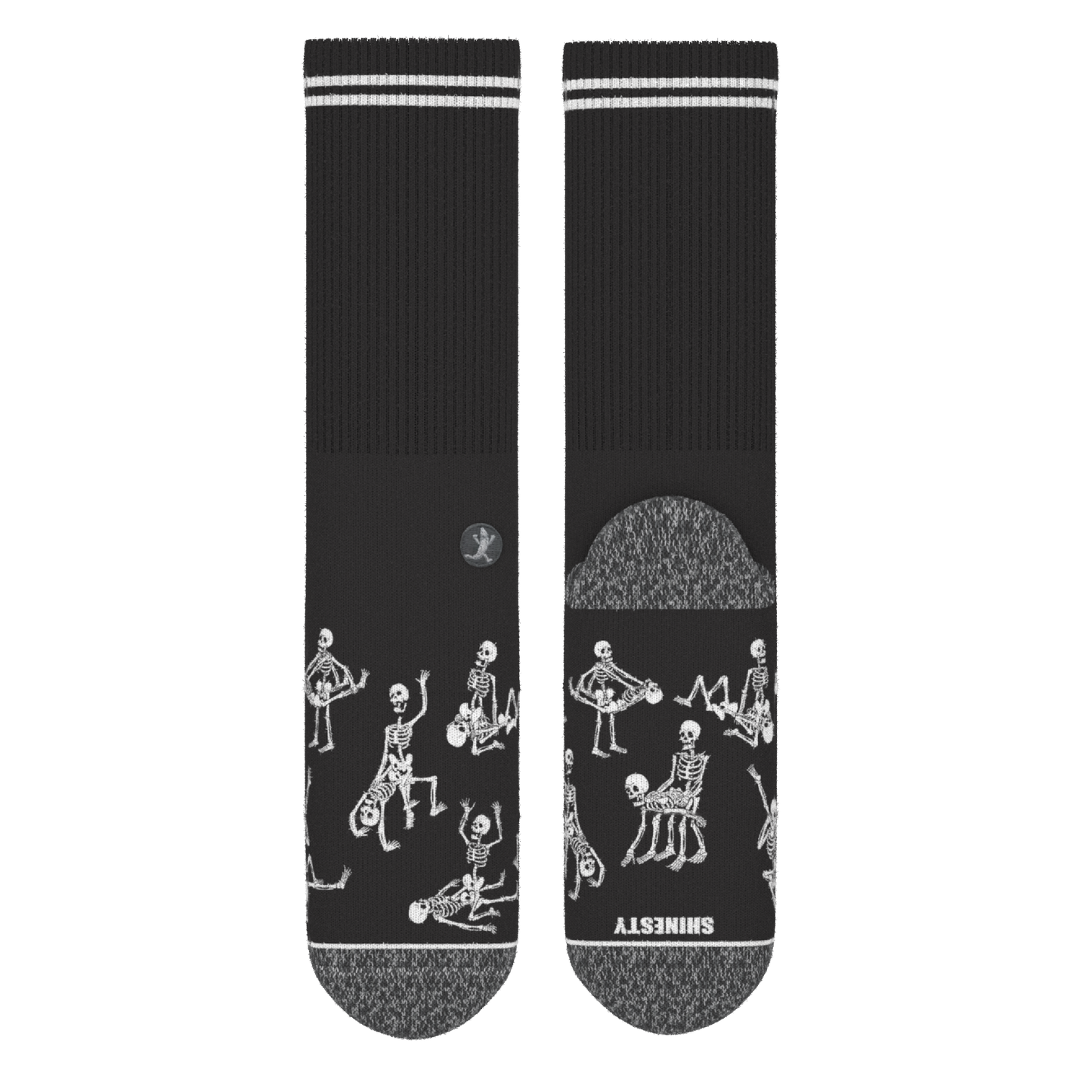 The Bare Back Bones | Skeletons Heel Hammock™ Crew Socks