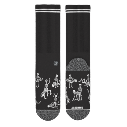 The Bare Back Bones | Skeletons Heel Hammock™ Crew Socks