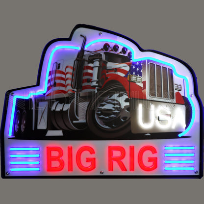 Big Rig LED Flex-Neon Sign