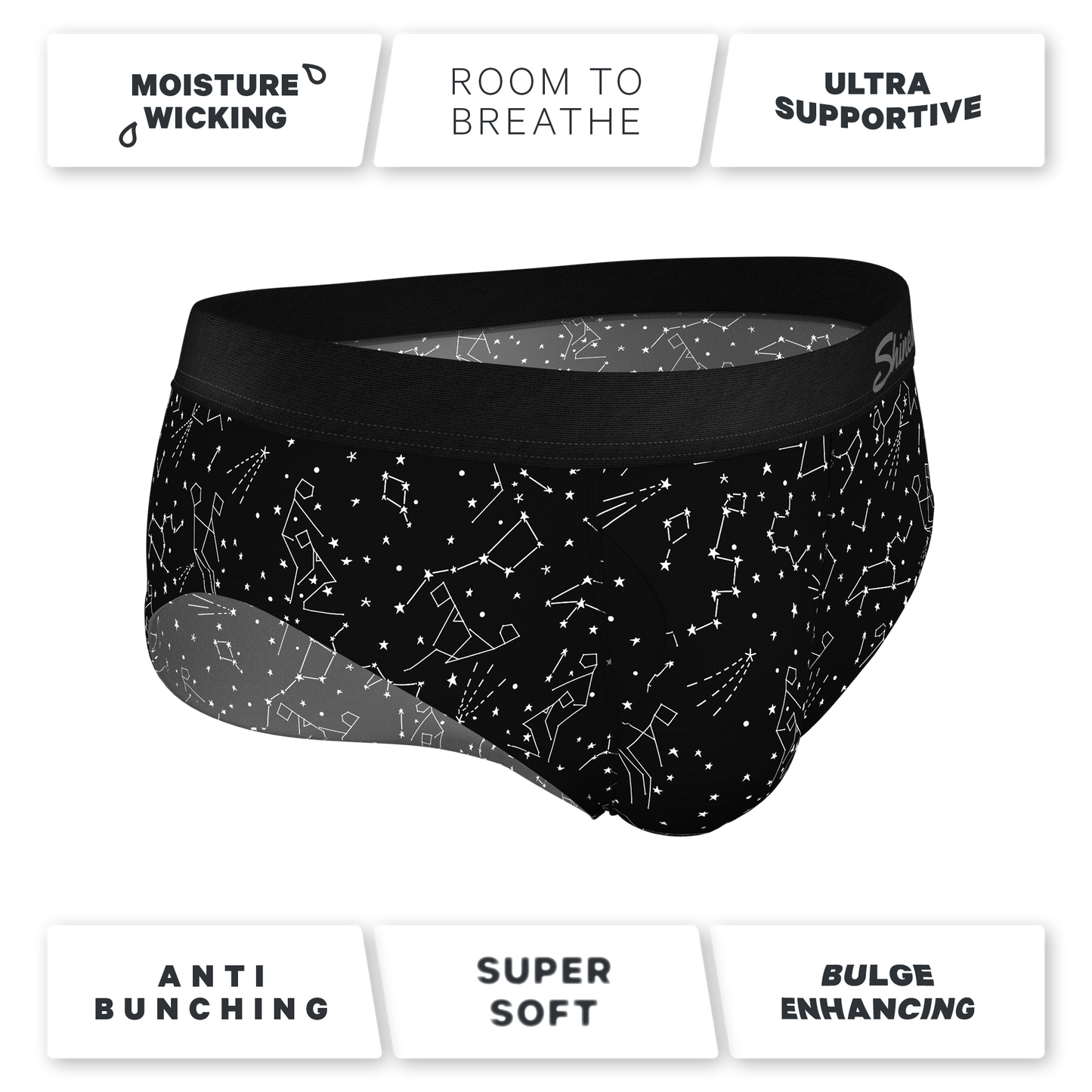 The Big Bang | Glow In The Dark Constellation Ball Hammock® Pouch Underwear Briefs