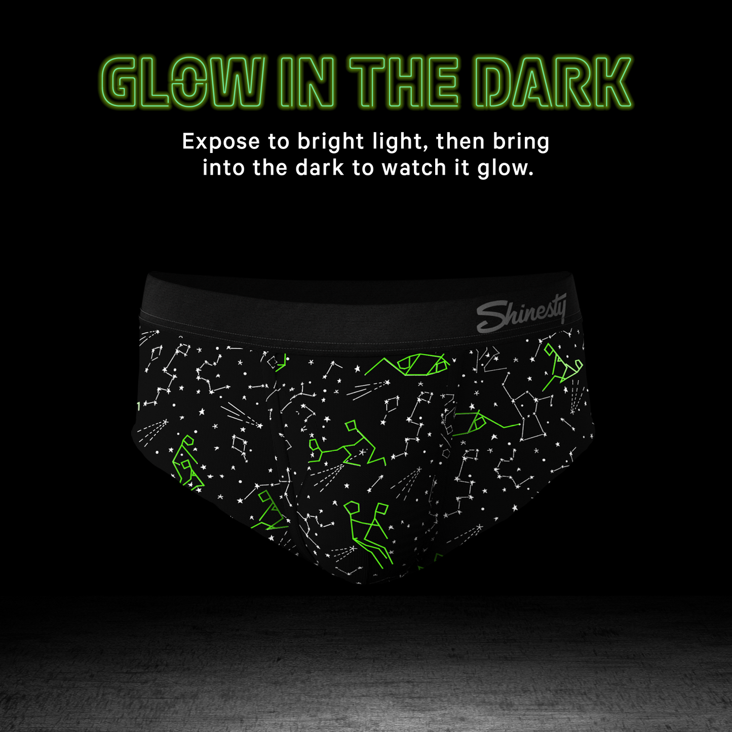 The Big Bang | Glow In The Dark Constellation Ball Hammock® Pouch Underwear Briefs