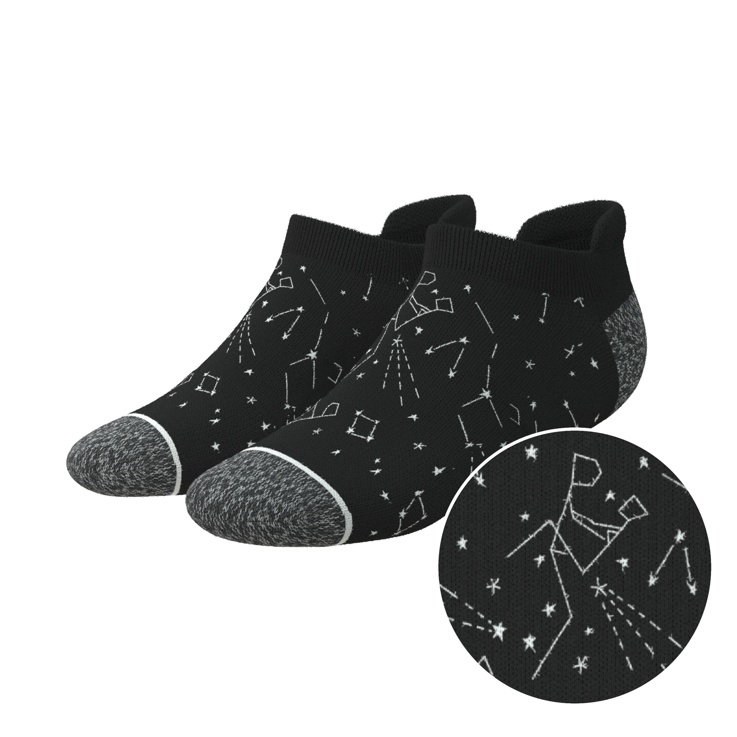 The Big Bang | Constellation Heel Hammock™ Ankle Socks