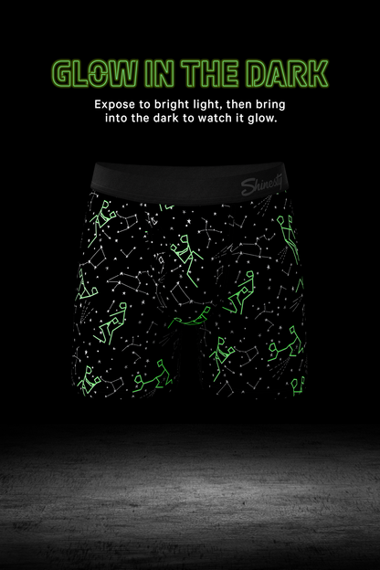 The Big Bang | Glow In The Dark Constellation Ball Hammock® Pouch Underwear With Fly