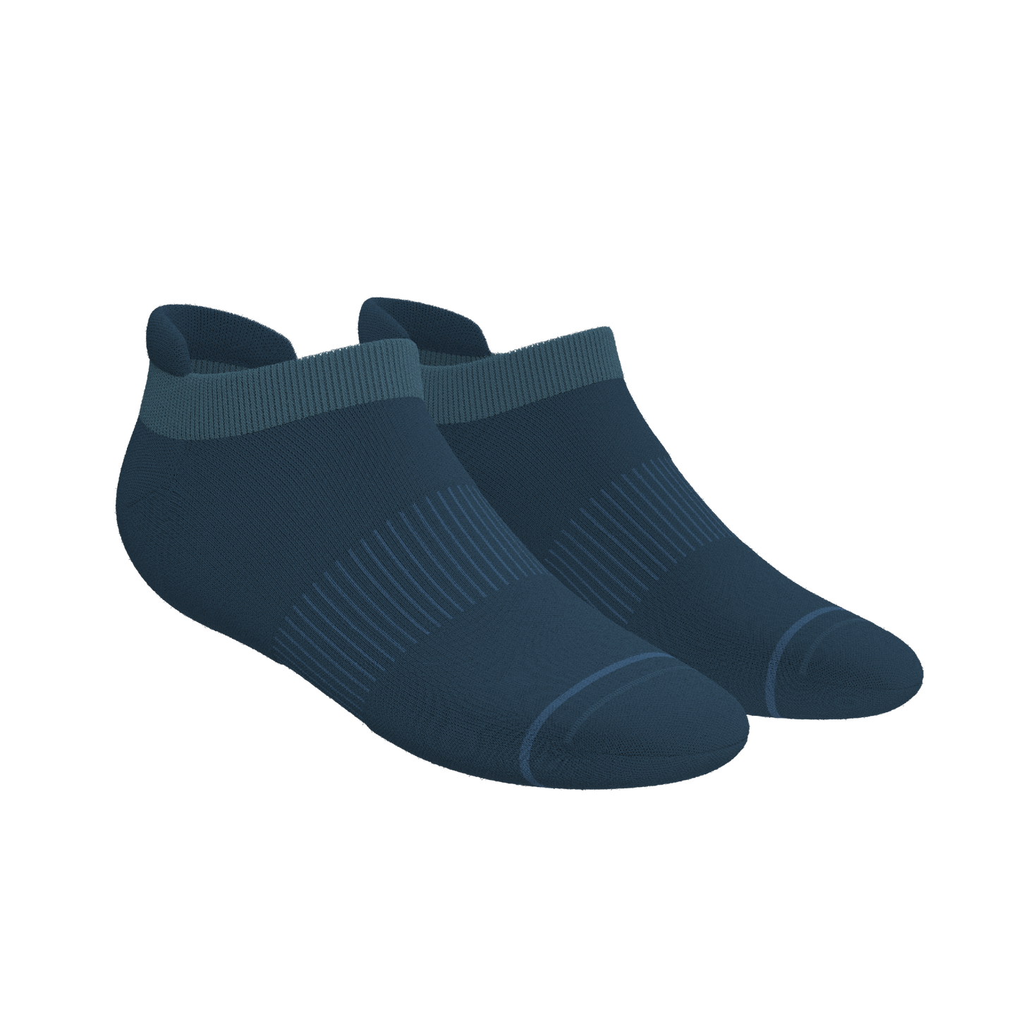 The Big Blue | Heel Hammock™ Ankle Socks 6 Pack