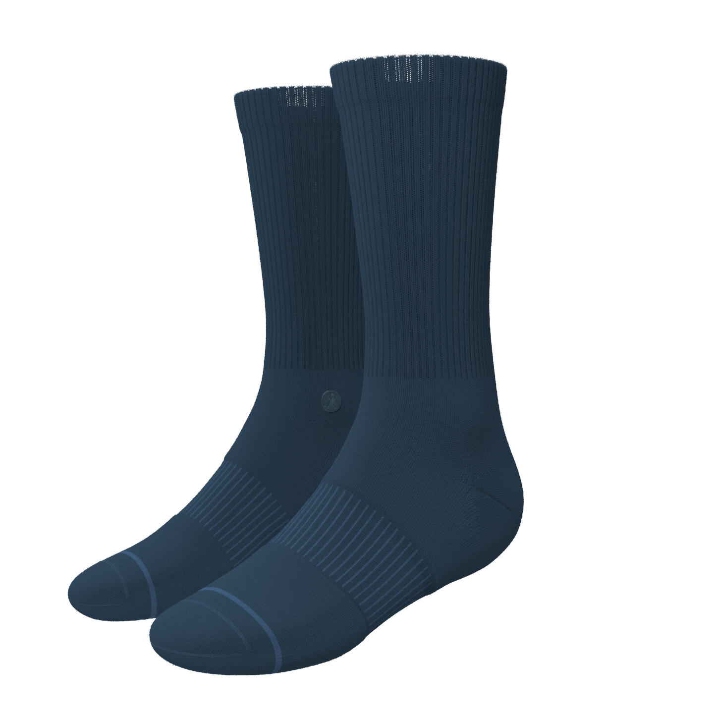 The Big Blue | Heel Hammock™ Crew Socks 6 Pack