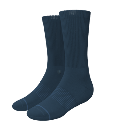 The Big Blue | Heel Hammock™ Crew Socks 6 Pack