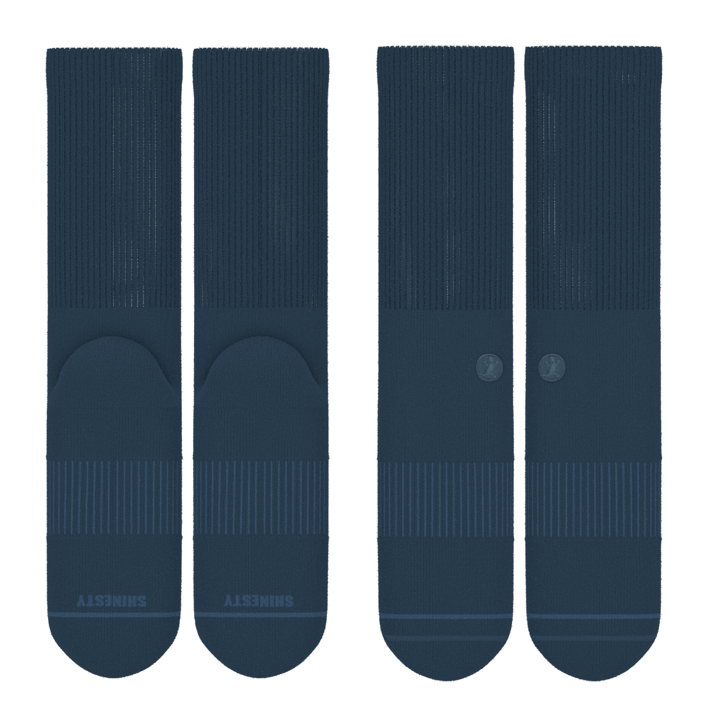 The Big Blue | Heel Hammock™ Crew Socks 6 Pack