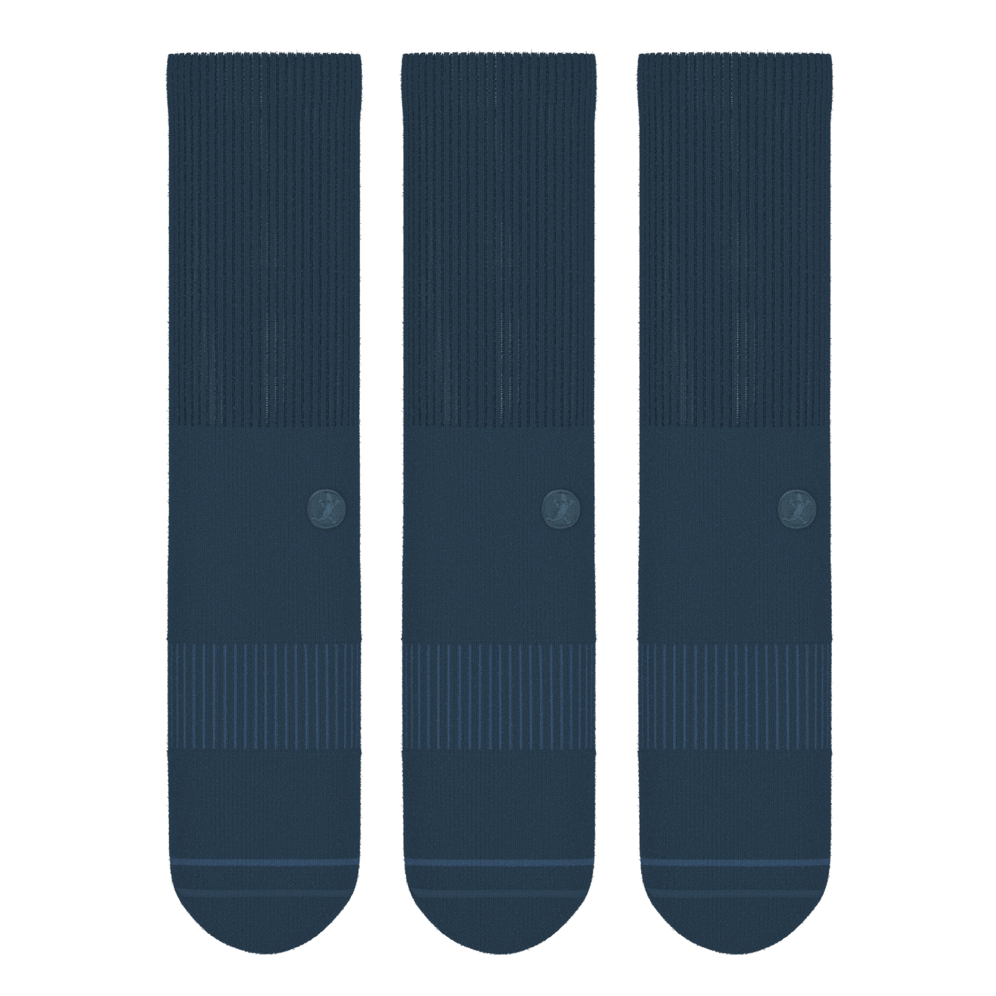 The Big Blue | Heel Hammock™ Crew Socks 3 Pack