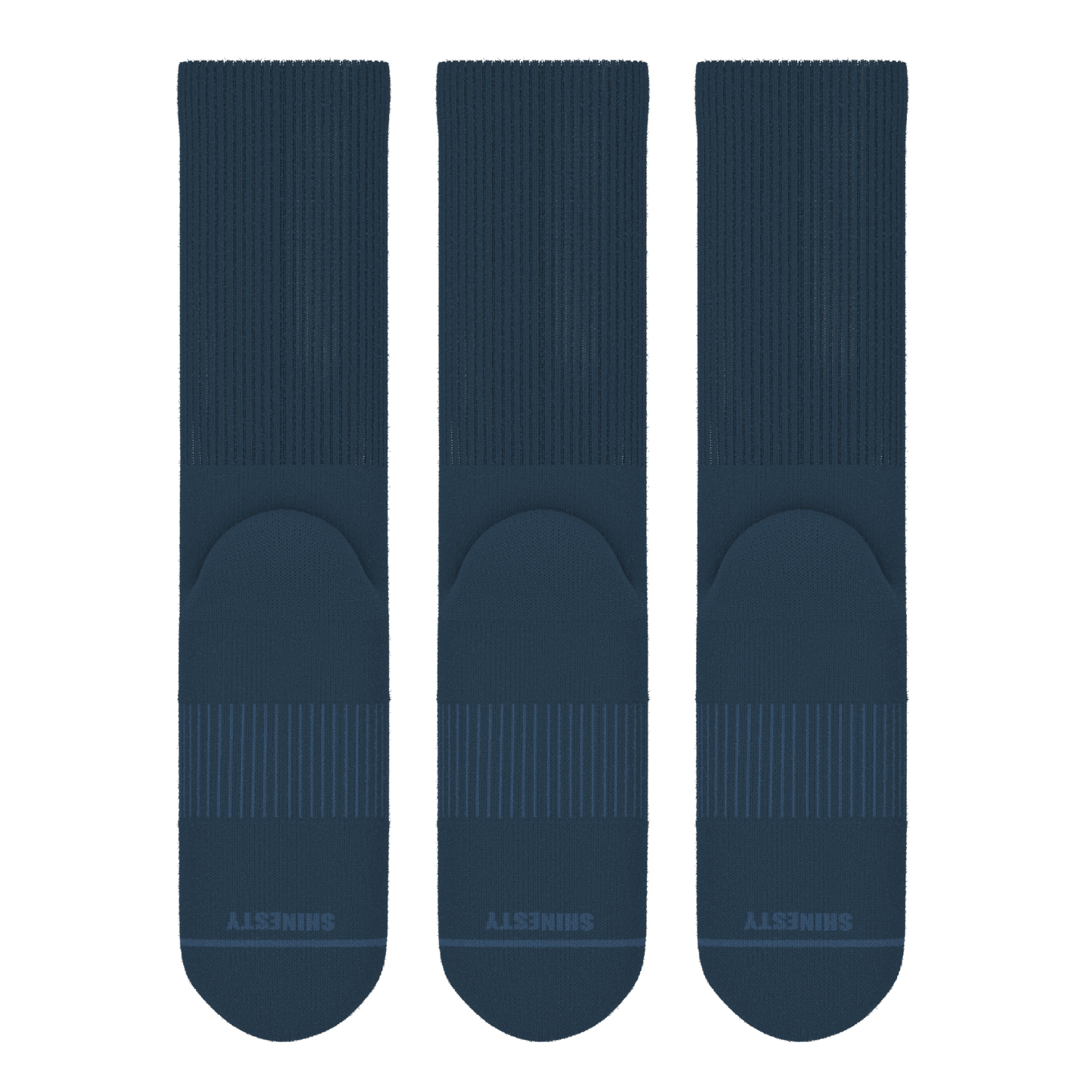 The Big Blue | Heel Hammock™ Crew Socks 3 Pack