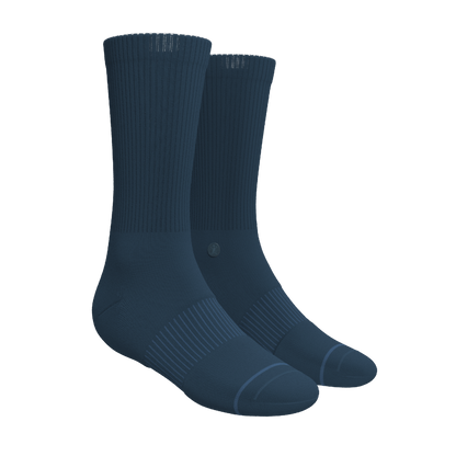 The Big Blue | Heel Hammock™ Crew Socks 3 Pack