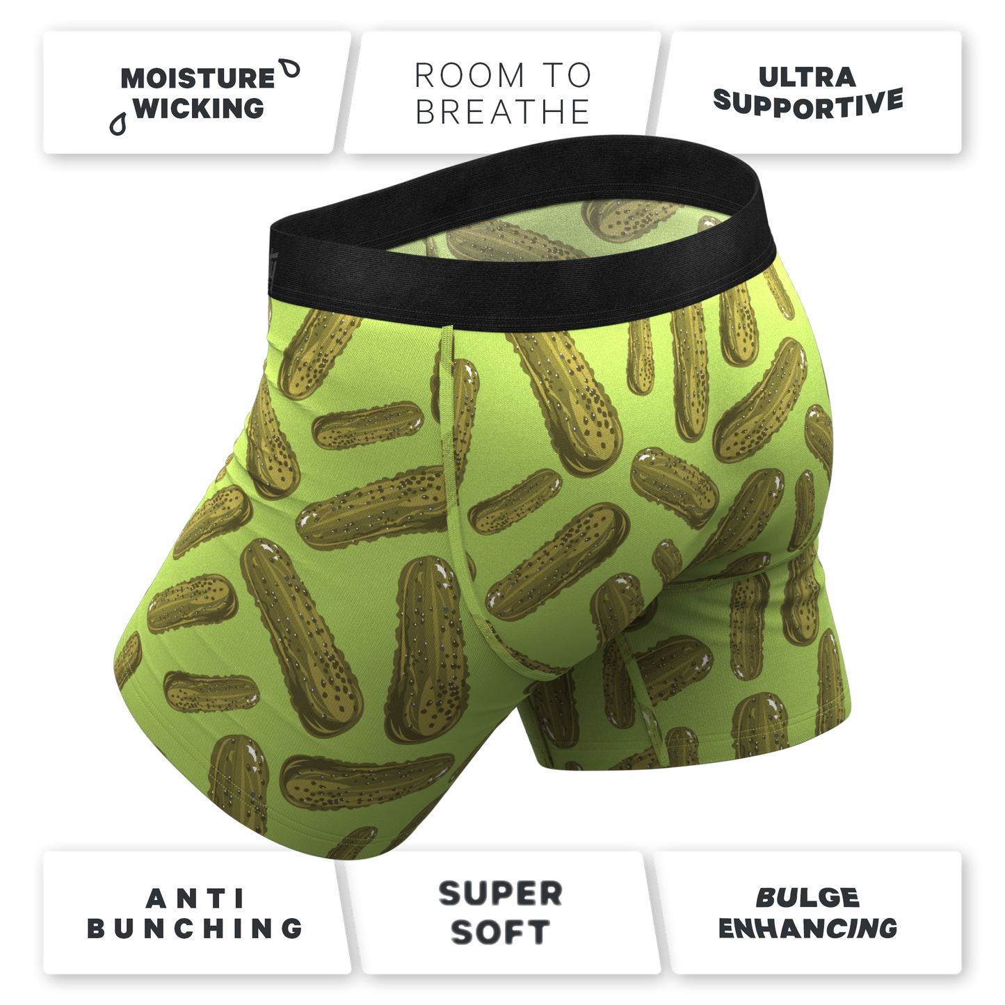 The Big Dill | Pickle Ball Hammock® Pouch Underwear With Fly