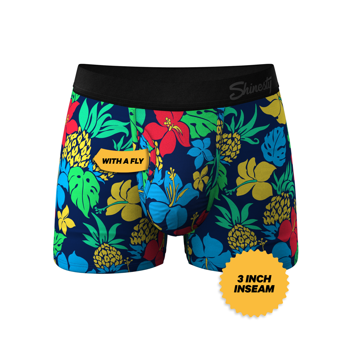 The Big Kahunas | Hawaiian Print Boxer Ball Hammock® Pouch Trunks Underwear