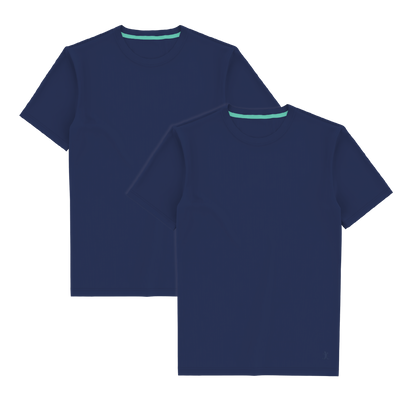 The Everyman™ Tee - Navy 2 Pack | Tshirt For Men 2 Pack ft. Super Stupid-Soft™ Fabric