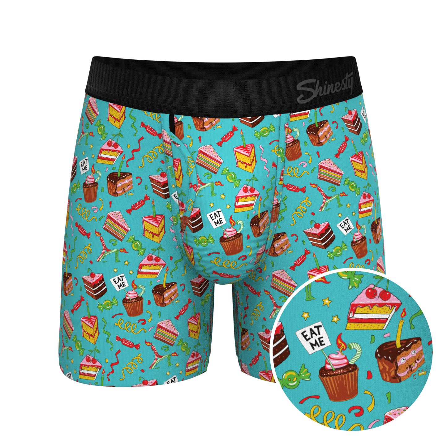 The Birthday Blowout | Birthday Cake Ball Hammock® Pouch Underwear With Fly