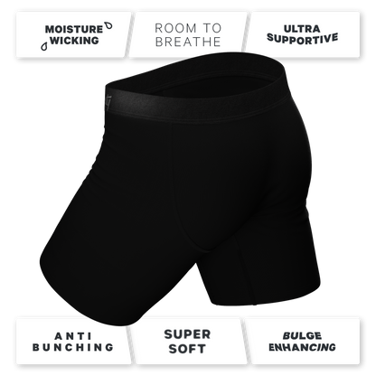 The Black Tie Wedding | Long Leg Ball Hammock® Pouch Boxers With Fly 3 Pack