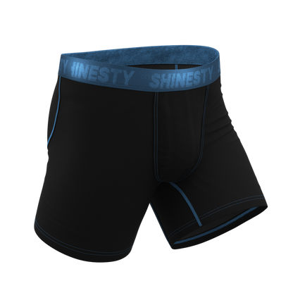 The Black Hole | Black and Blue Ball Hammock® Pouch Underwear