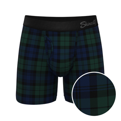 The Black Watch | Tartan Plaid Ball Hammock® Pouch Underwear With Fly