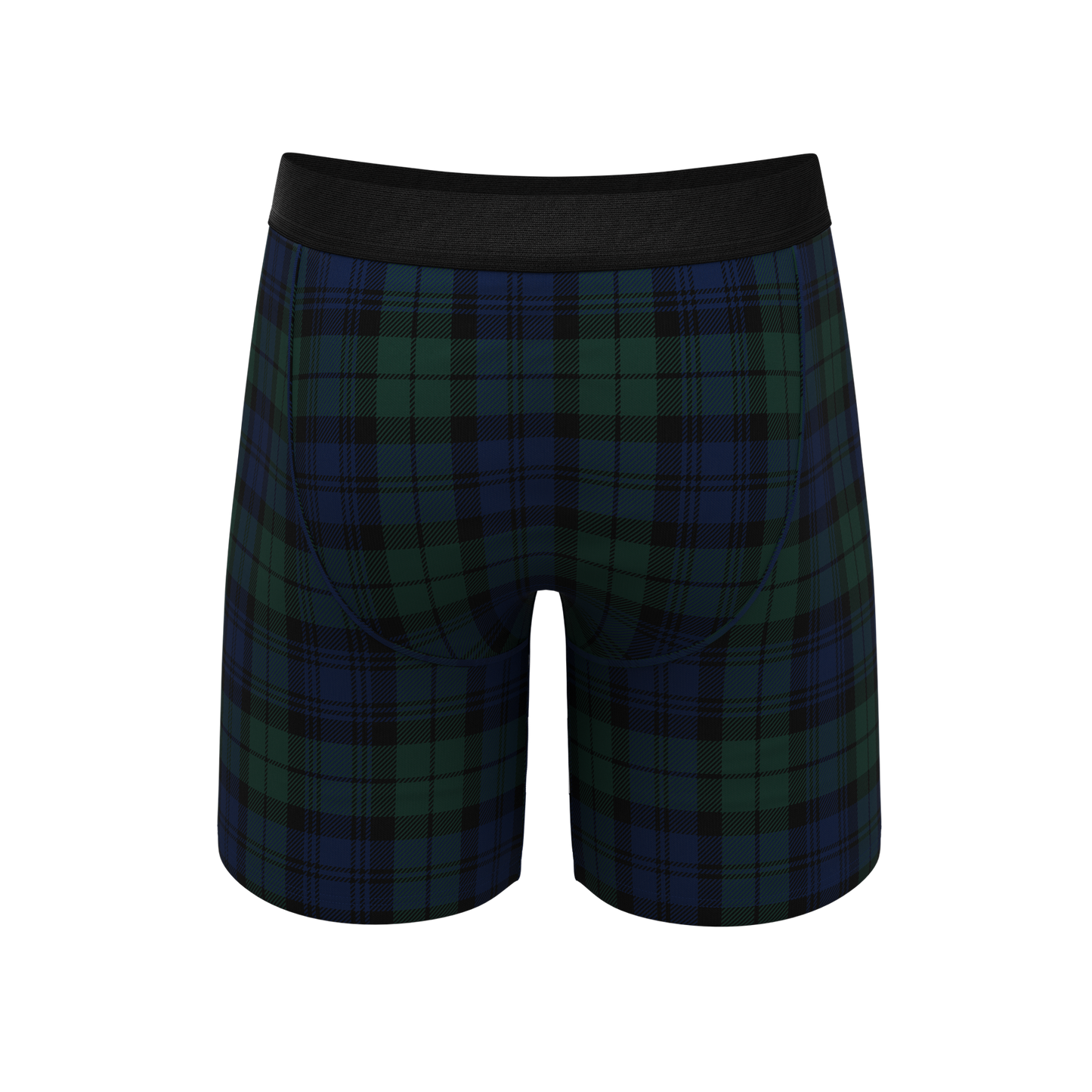 The Black Watch | Tartan Plaid Long Leg Ball Hammock® Pouch Underwear With Fly