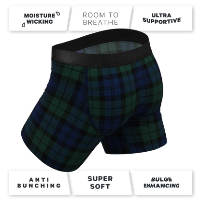 The Black Watch | Tartan Plaid Ball Hammock® Pouch Underwear