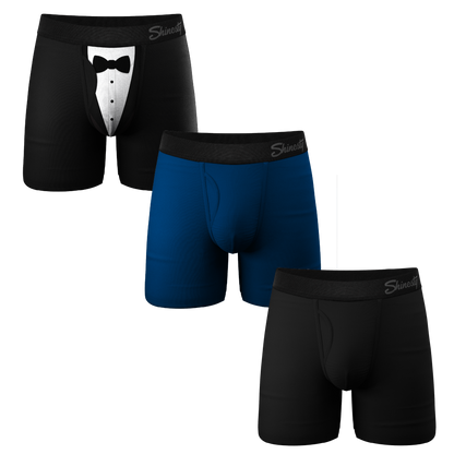 The Black Tie Wedding | Ball Hammock® Pouch Underwear with Fly 3 Pack