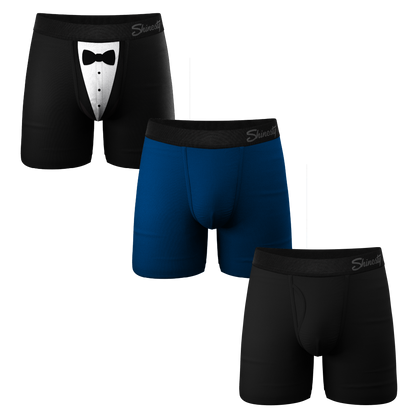 The Black Tie Wedding | Ball Hammock® Boxer Brief 3 Pack