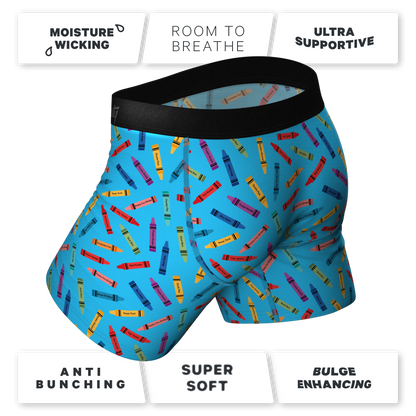 The Blast From The Past | Retro Ball Hammock® Pouch Underwear With Fly 3 Pack