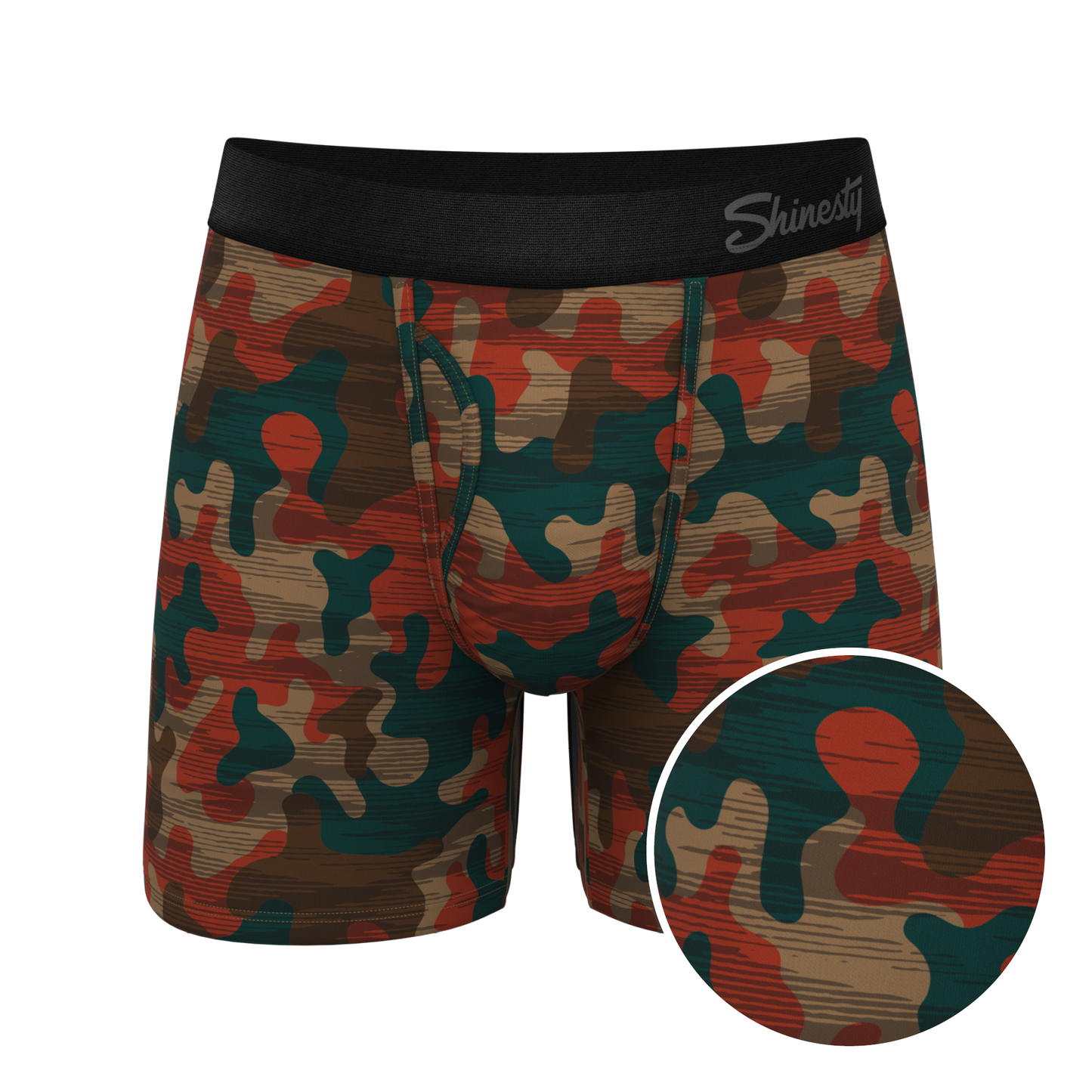 The Blend In | Earthy Camouflage Ball Hammock® Pouch Underwear With Fly