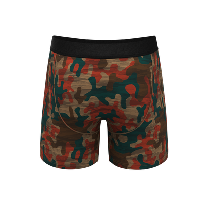 The Blend In | Earthy Camouflage Ball Hammock® Pouch Underwear With Fly