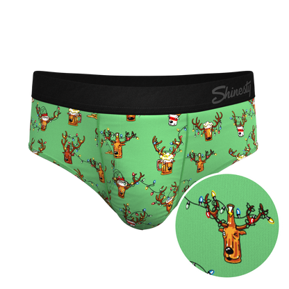 The Blitzened | Reindeer Beer Ball Hammock® Pouch Underwear Briefs