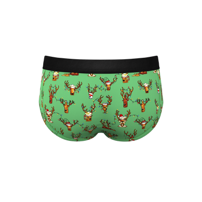 The Blitzened | Reindeer Beer Ball Hammock® Pouch Underwear Briefs