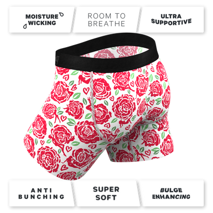 The Bloom With A View | Naughty Roses Ball Hammock® Pouch Underwear