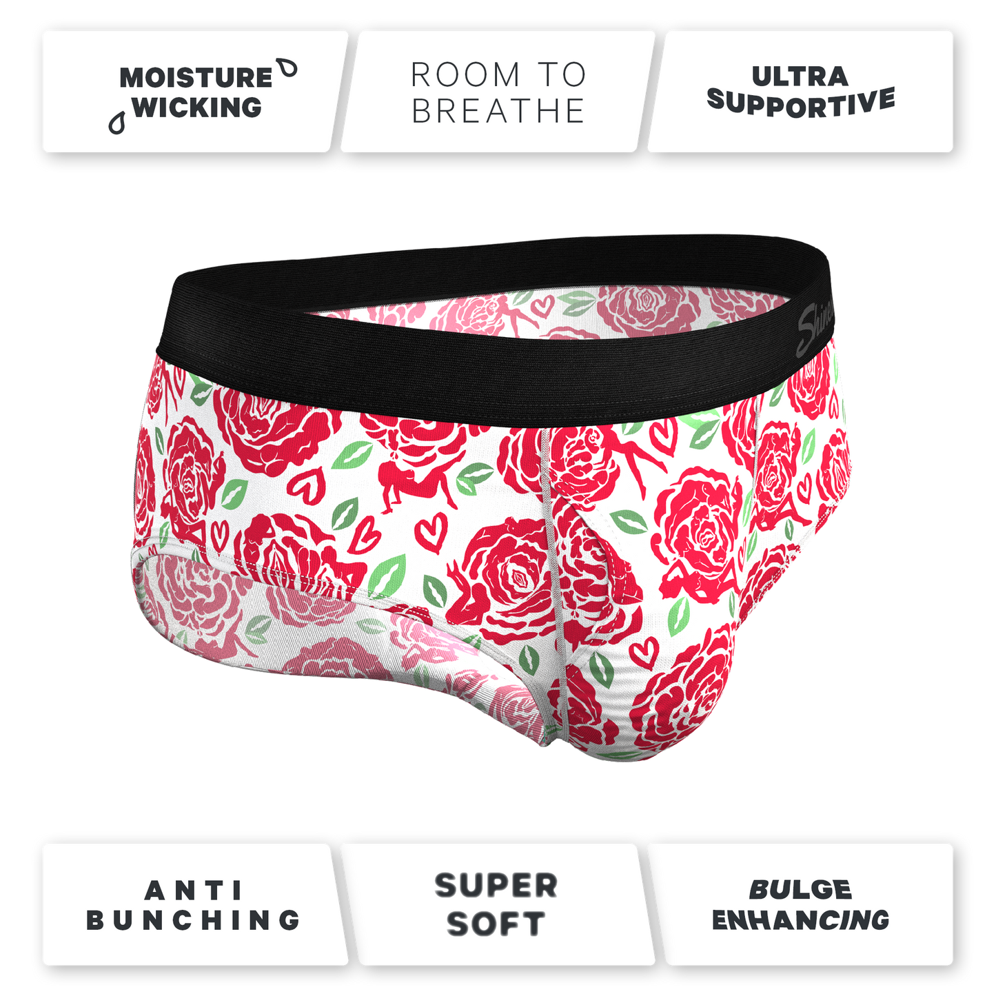 The Bloom With A View | Naughty Roses Ball Hammock® Pouch Underwear Briefs