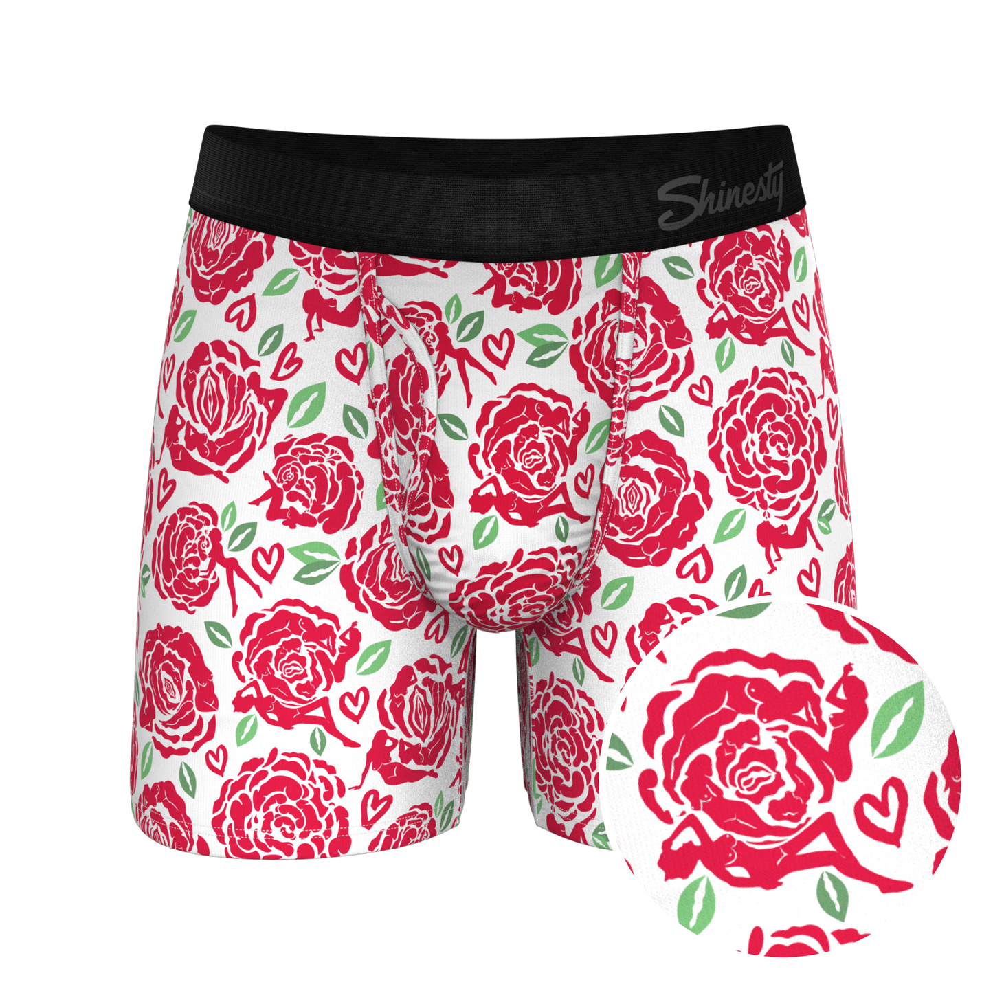 The Bloom With A View | Naughty Roses Ball Hammock® Pouch Underwear With Fly