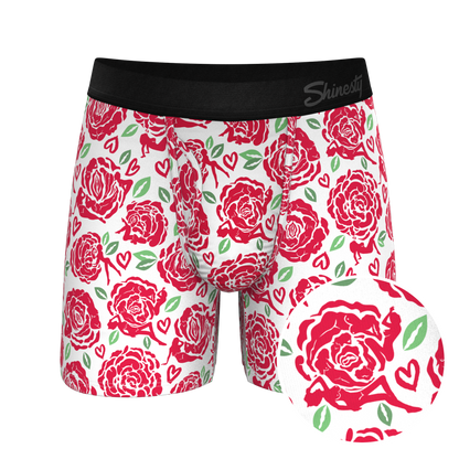 The Bloom With A View | Naughty Roses Ball Hammock® Pouch Underwear With Fly