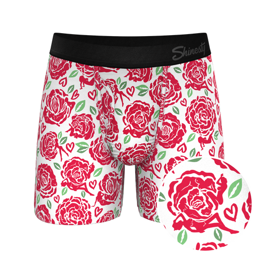 The Bloom With A View | Naughty Roses Ball Hammock® Pouch Underwear With Fly