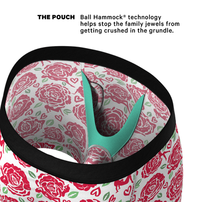 The Bloom With A View | Naughty Roses Ball Hammock® Pouch Underwear With Fly