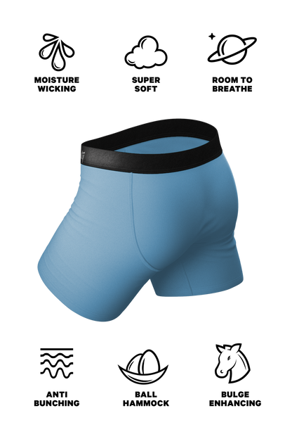 The Blue Ball Effect | Dusty Blue Ball Hammock® Pouch Underwear With Fly