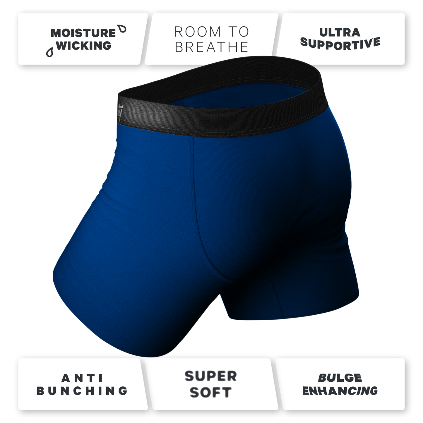 The Blue Man Group | Ball Hammock® Pouch Underwear With Fly 5 Pack