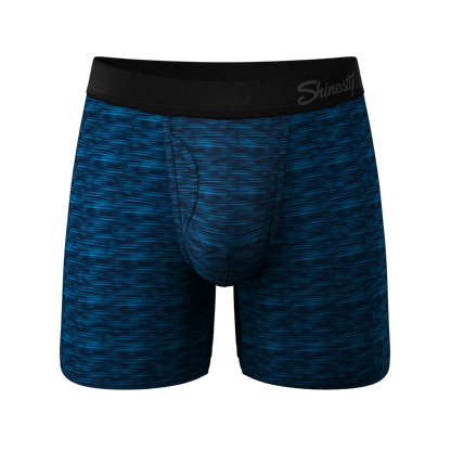 The Blue Planet | Blue Space Dye Ball Hammock® Pouch Underwear With Fly