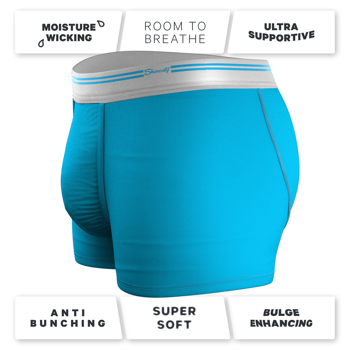 The Blue Raspberry | Light Blue Ball Hammock® Pouch Trunks Underwear