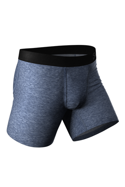 The Blueberry | Blue Heather Ball Hammock® Pouch Underwear