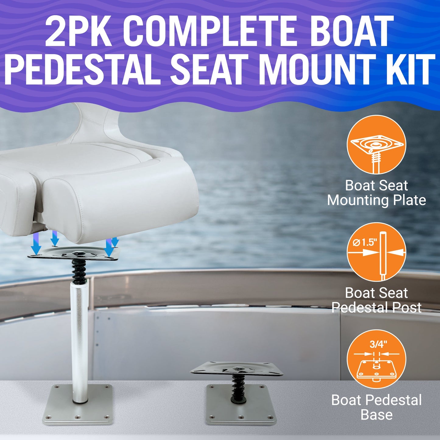 Boat Pedestal Seat Package Boat Seat Kit