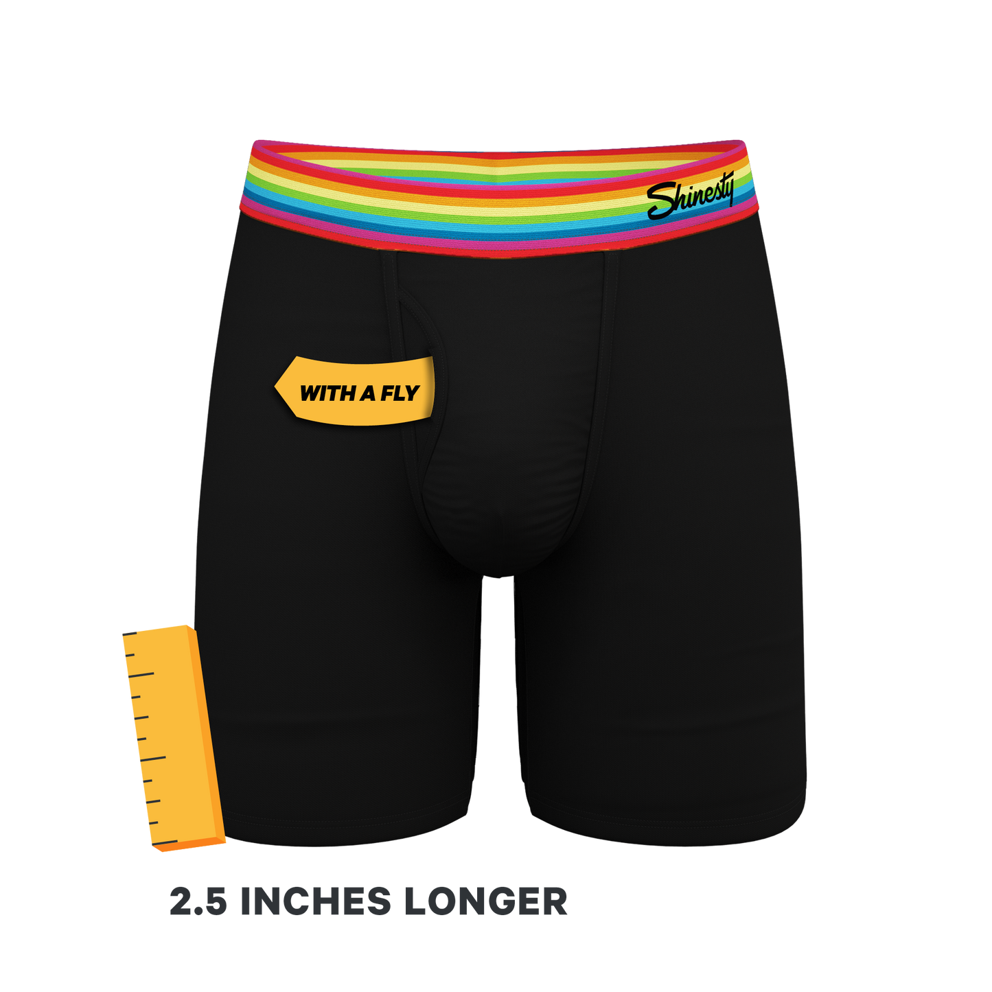 The Bona Fide Pride | Pride Long Leg Ball Hammock® Pouch Underwear With Fly